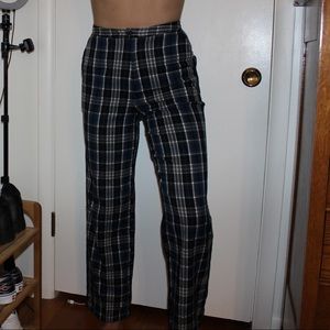 Brandy Melville Plaid Pants - Black and White